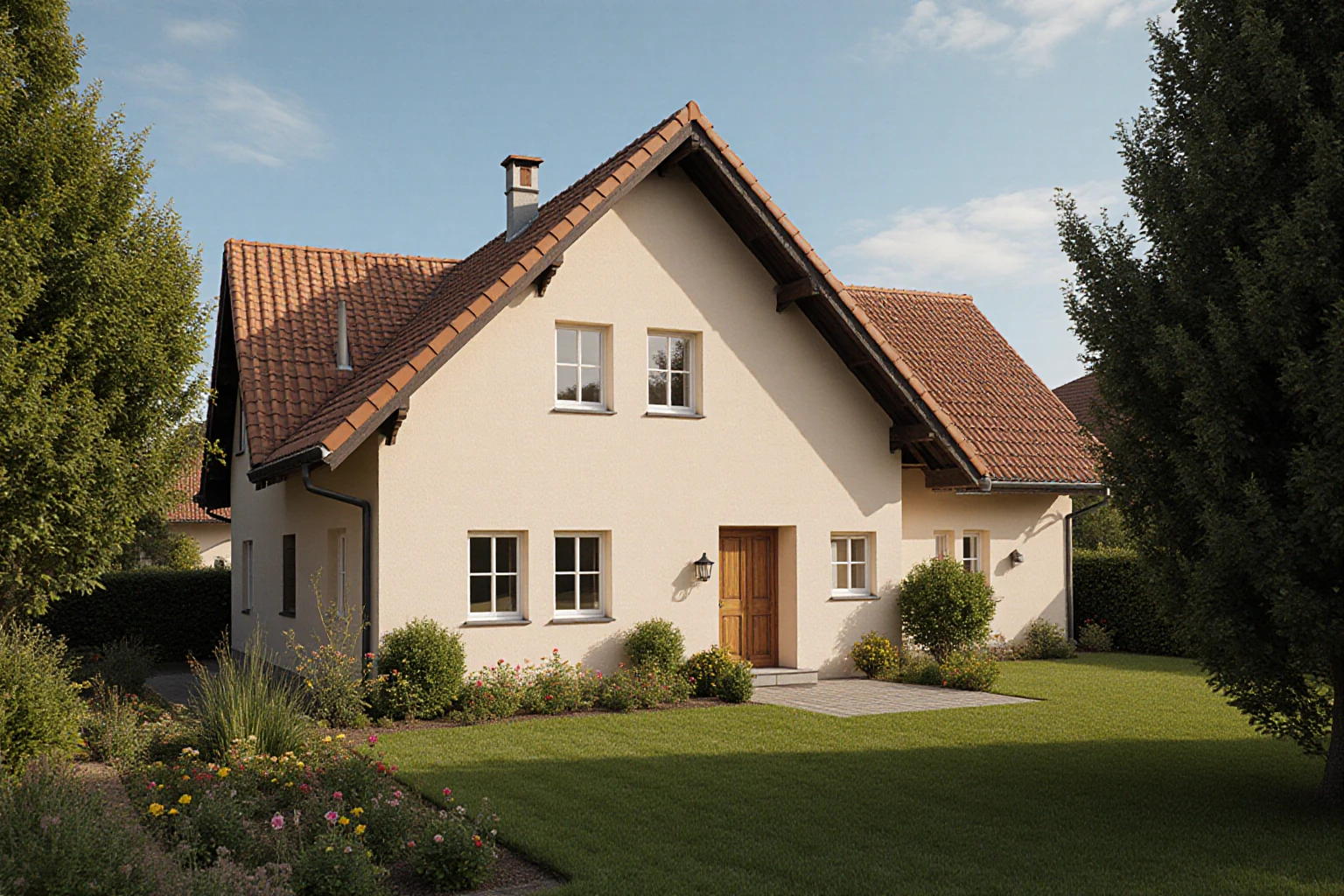 Kleines Wohnhaus mit Garten in Bayern